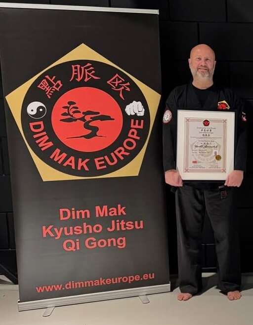 Harold Lamertink behaalde zijn 1e Dan Kvusho Jitsu